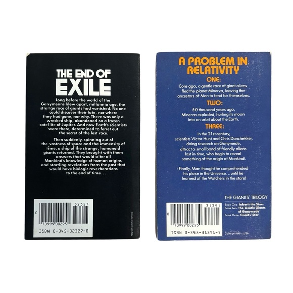 Books Two & Three of The Giants’ Trilogy by James P. Hogan (1983/84, Del Rey) - Picture 2 of 6